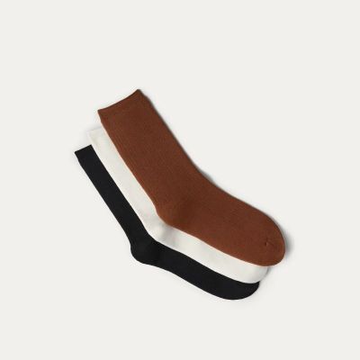 3-Pair Cozy Fleece-Lined Thermal Socks